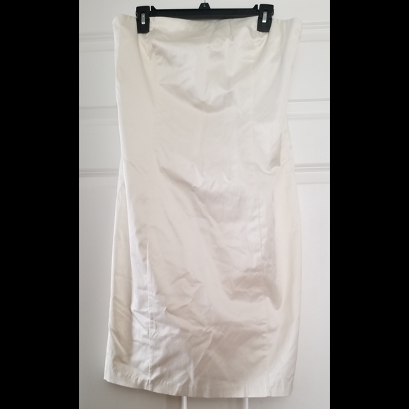 Off White (Cream) Tube Dress Size 14 - Picture 2 of 6